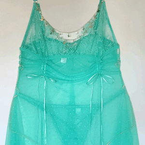 Handle With Care Mesh Babydoll - Mint
