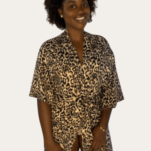 Better Ways To Life Robe - Leopard