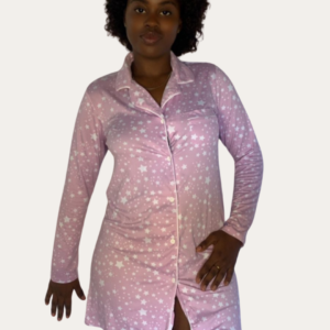 Seeing Stars Sleep Shirt - Lavender
