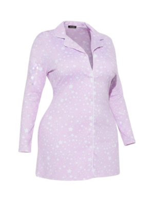 Seeing Stars Sleep Shirt - Lavender