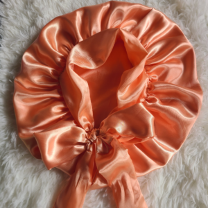Double Layer Satin - Peach