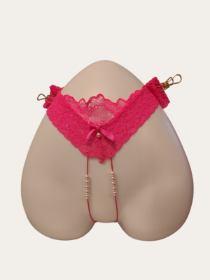 Guilty Pleasure G String Panty - Hot Pink
