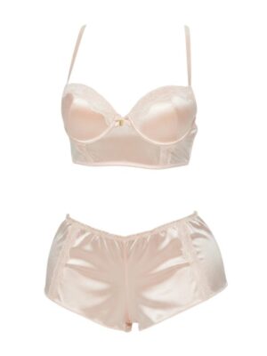Secret Desires Satin Set - Rose