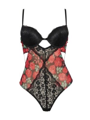 I Need Roses Teddy - Black/Combo