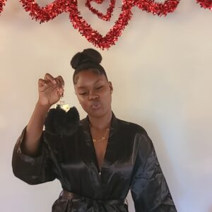 Under The Radar Satin Robe - Black