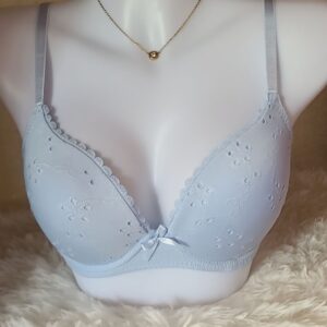 Palette Cotton Bra - Light Blue