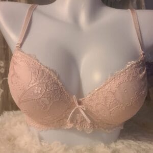 Lace Extra Padded Bra - Nude
