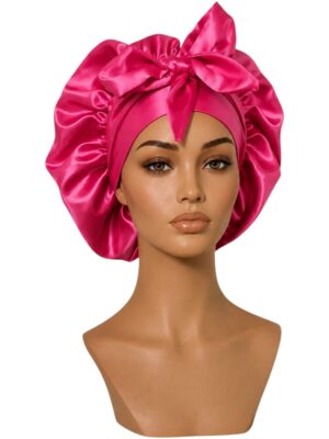 Double Layer Satin - Hot Pink