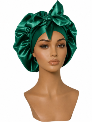 Double Layer Satin - Emerald