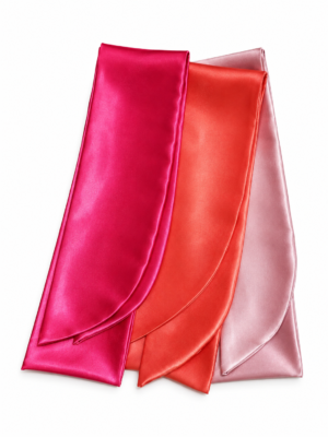 Flamingo Blush Satin Edge Scarf